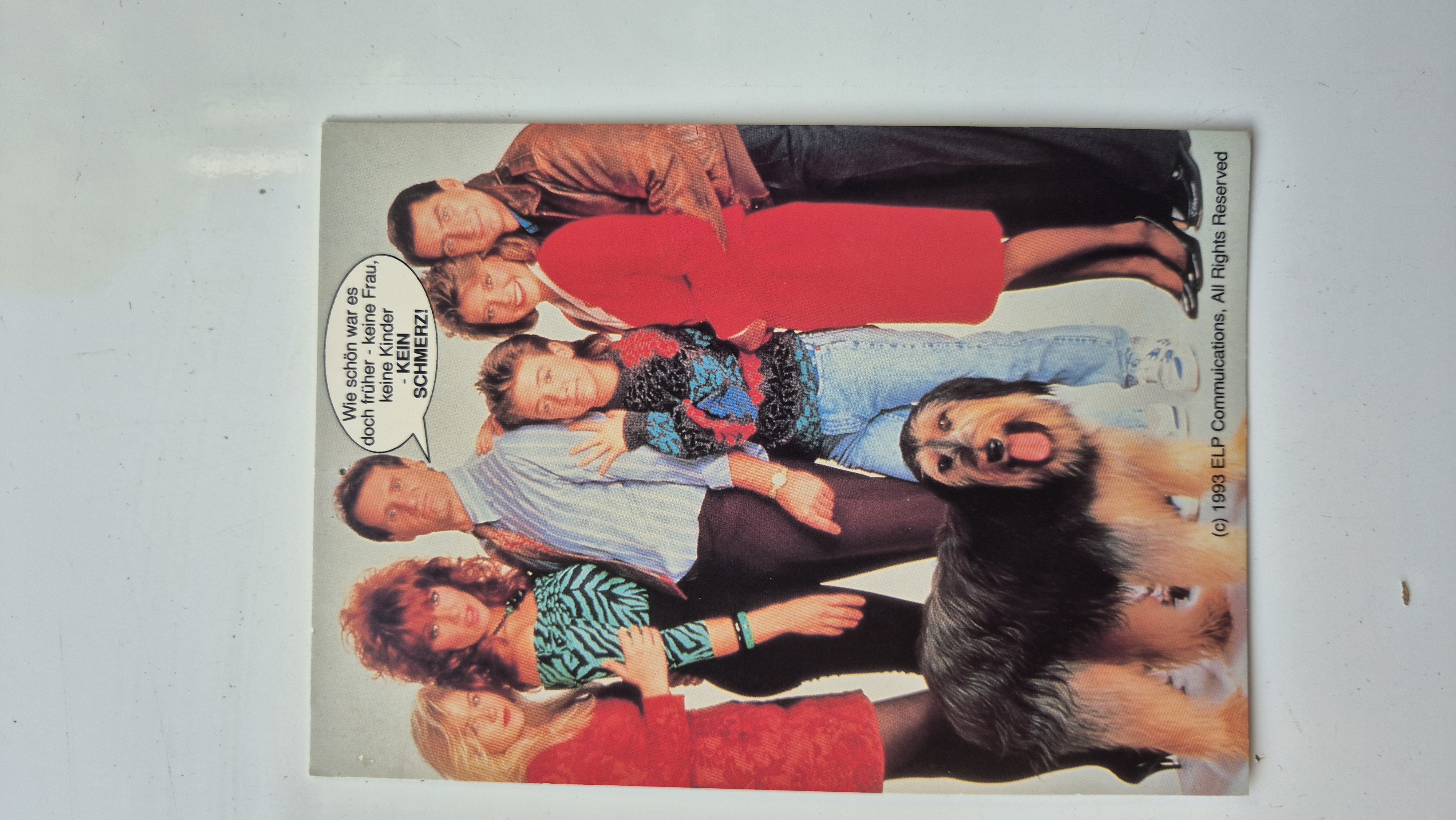 Al Bundy Eine schrecklich nette Familie Postkarte 1991 *KULT* 