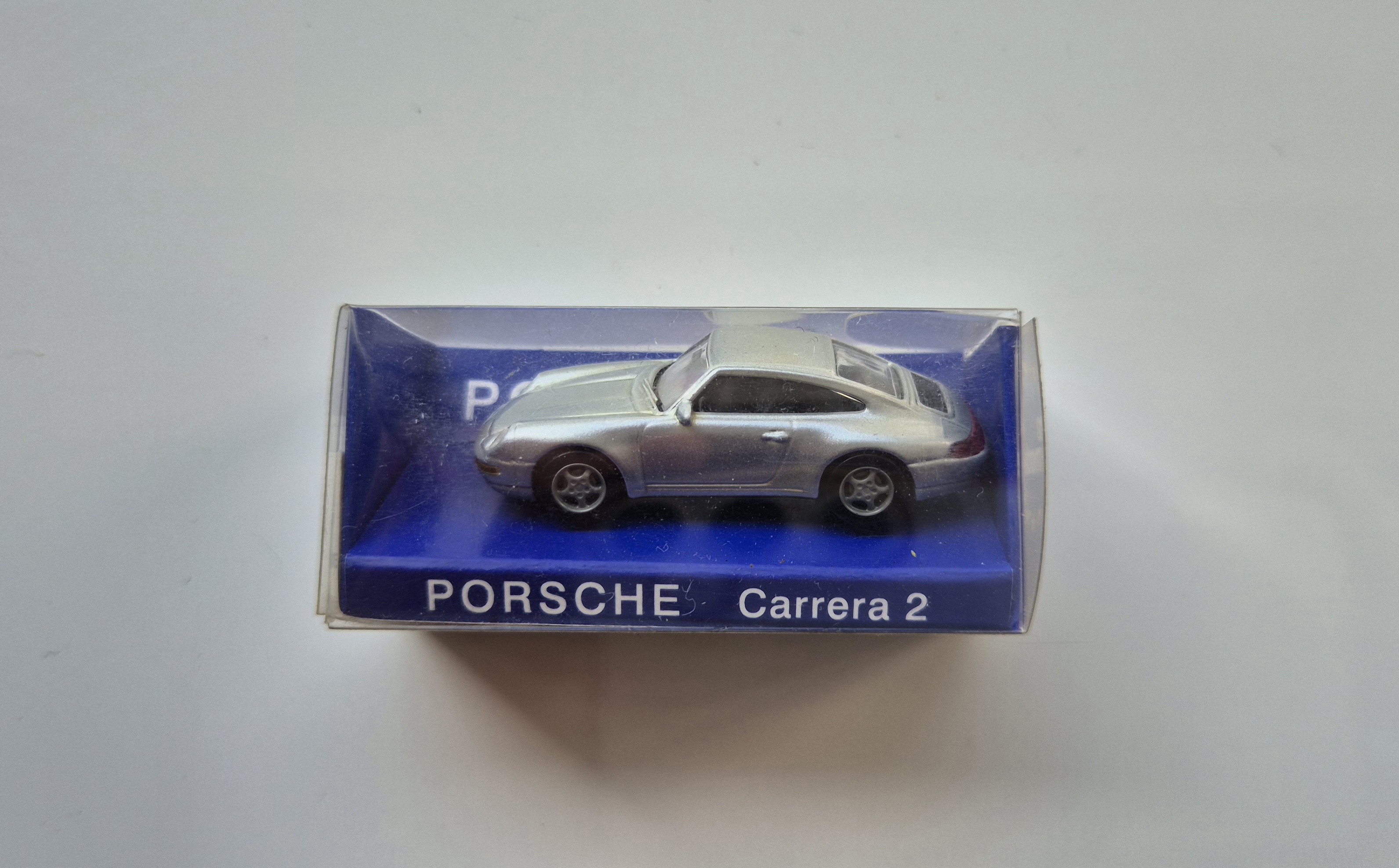Porsche 911 Carrera 2 silber Spur HO 1:87 Euromodell 00367