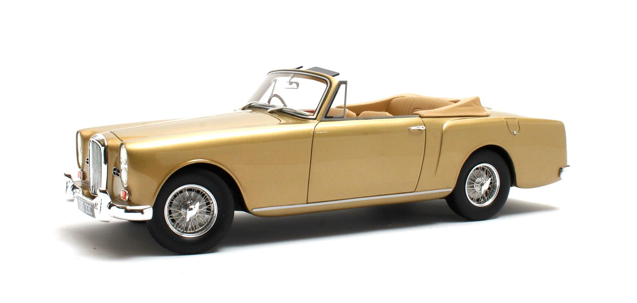 Alvis TE21 DHC gold metallic 1963-1966 1:18 Cult Scale Models