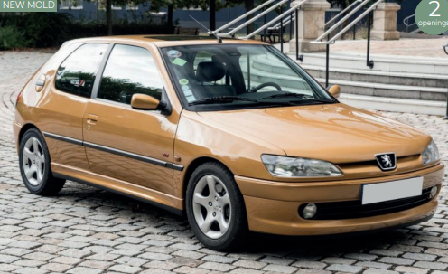 Peugeot 306 Cabriolet 1994 Blaze Gelb1:18 Norev