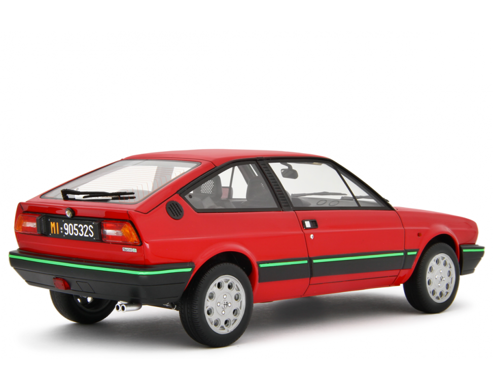 Alfa Romeo Sprint 1.5 Quadrifoglio Verde 1983 rot LM184A 1:18 Laudoracing Model