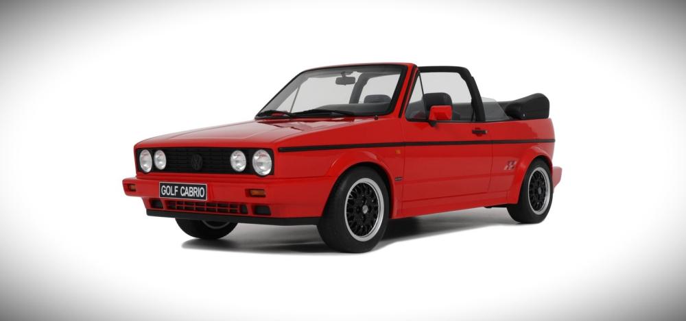 VW Golf Convertible Sport Line MK1 Flash Red 1991 G095 1:12 Otto Models